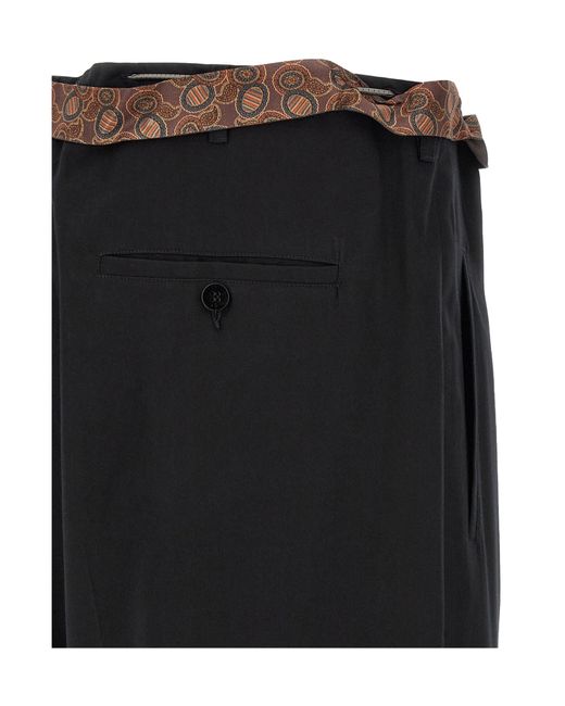 Magliano Black People's Chic Release Wide-Leg Pants for men