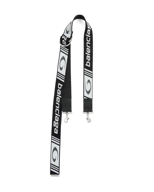 Balenciaga White D Ring Strap for men