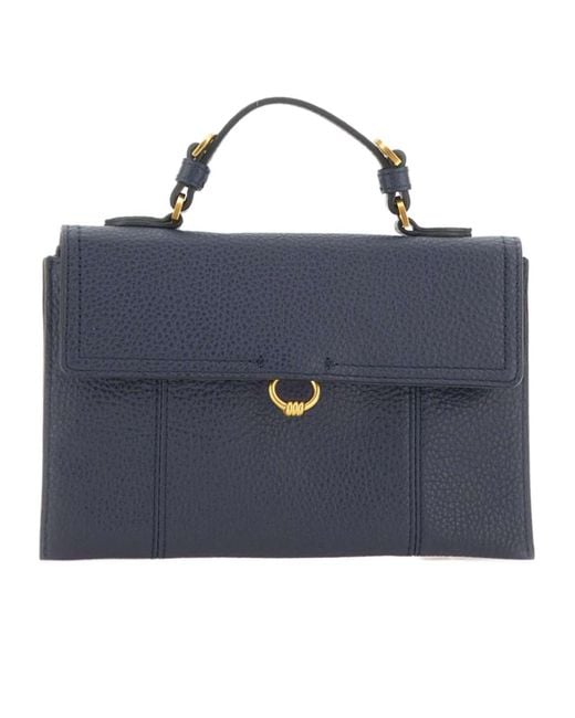 Gianni Chiarini Blue Vicky Top Handle Shoulder Bag