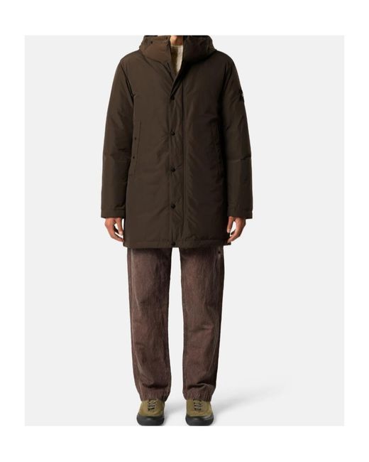 Stone Island Multicolor Buttoned Hooded Coat for men