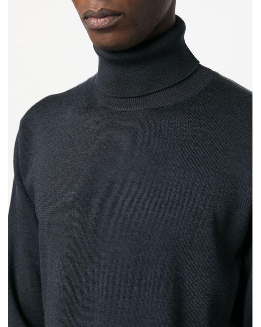 Tom Ford Blue Roll Neck Jumper for men