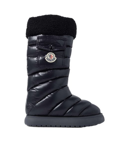 Moncler Blue Gaia Boots