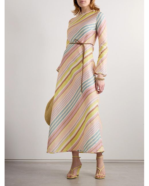 Zimmermann Metallic Long-Sleeved Dress
