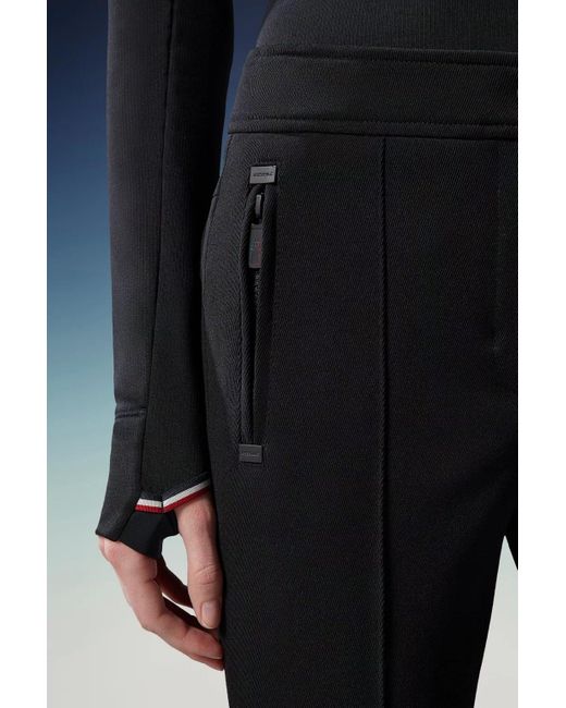 Moncler Black Grenoble Twill Trousers