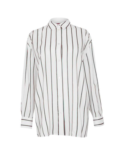 Gucci White Long Sleeve Plain Shirt