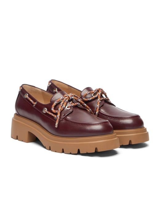 Stuart Weitzman Brown Hudson Moccasin