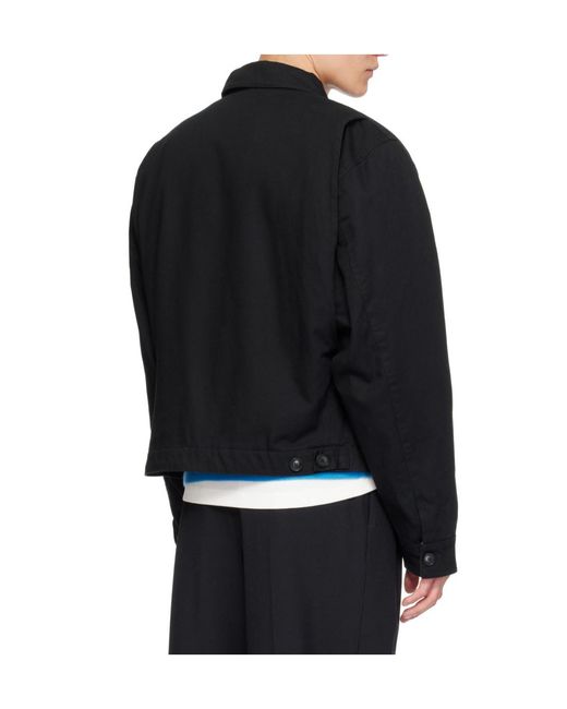 Entire studios Blue Hatch Single-Breasted Casual Jacket for men