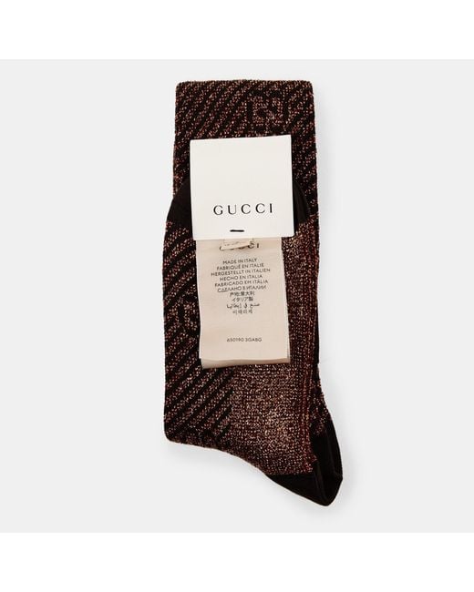 Gucci Black Elegant And Versatile Socks