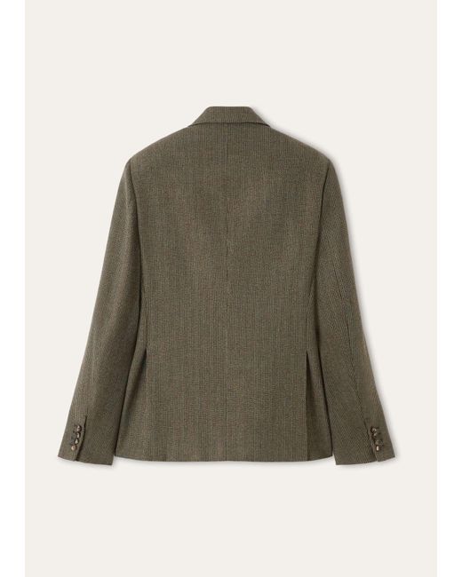 Loro Piana Green Hedland Suit Jacket