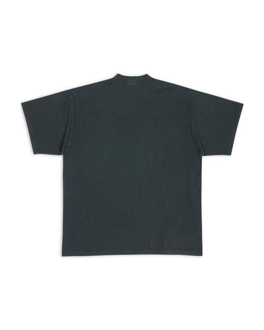 Balenciaga Black T-Shirt Adidas Oversize for men