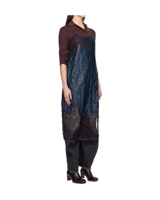 ANDERSSON BELL Blue Embroidered Lace Dress