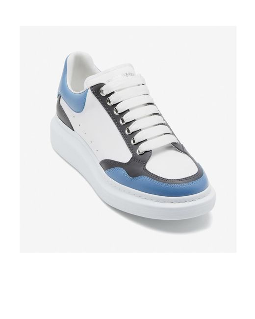 McQueen Blue Low-Top Oversize Sneakers for men