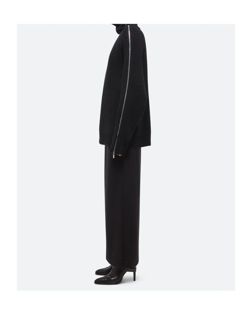 Helmut Lang Black Suitcase Turtleneck Oversized Jumper for men