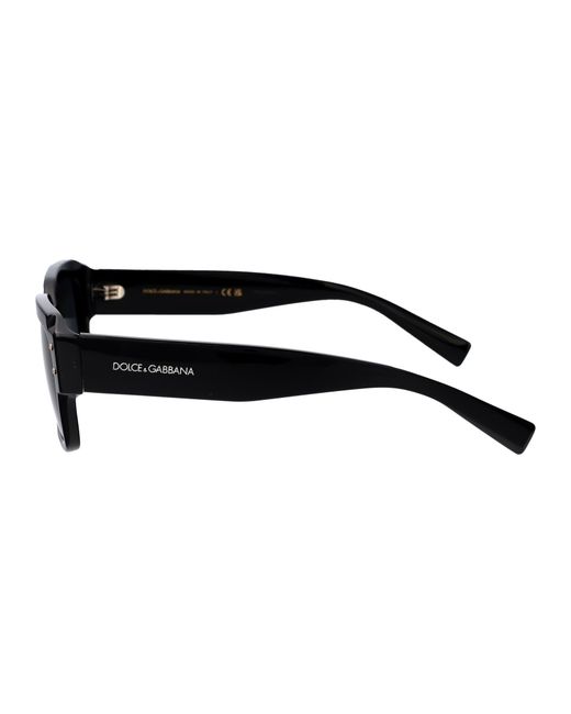 Dolce & Gabbana Black Eyewear Square Frame Sunglasses for men