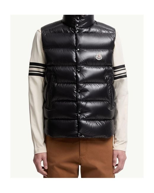 Moncler Black Tibb Down Vest for men