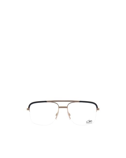 Cazal Metallic Pilot-Frame Eyeglasses for men