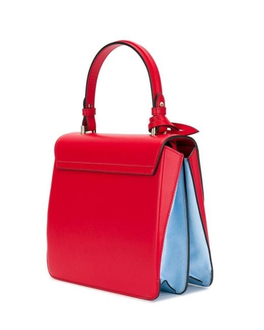Versace Red Flip Handbag