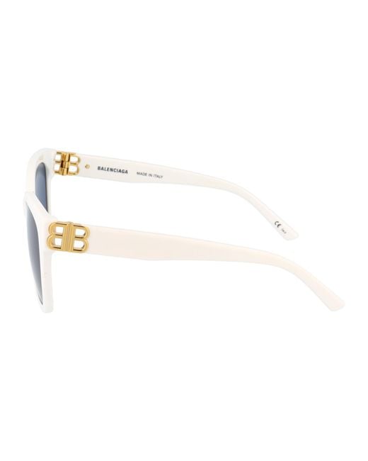 Balenciaga Blue Eyewear Dynasty Square Frame Sunglasses