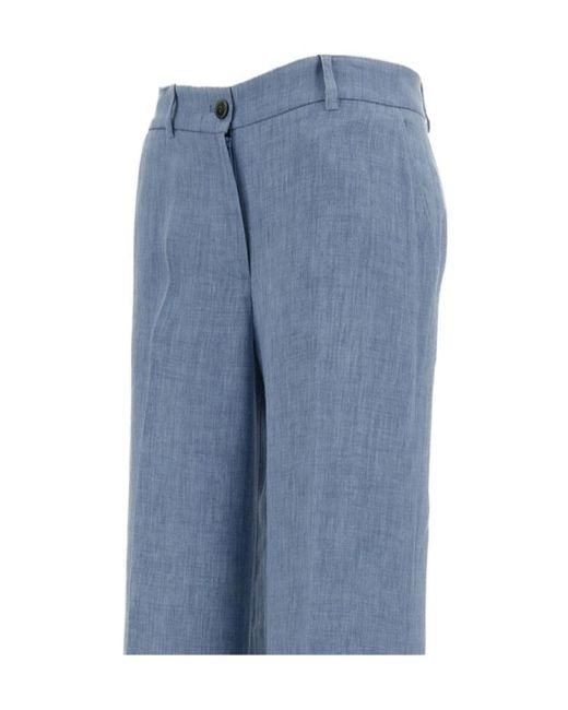 P.A.R.O.S.H. Blue P.A.R.O..H. Blink Wide-Leg Pants