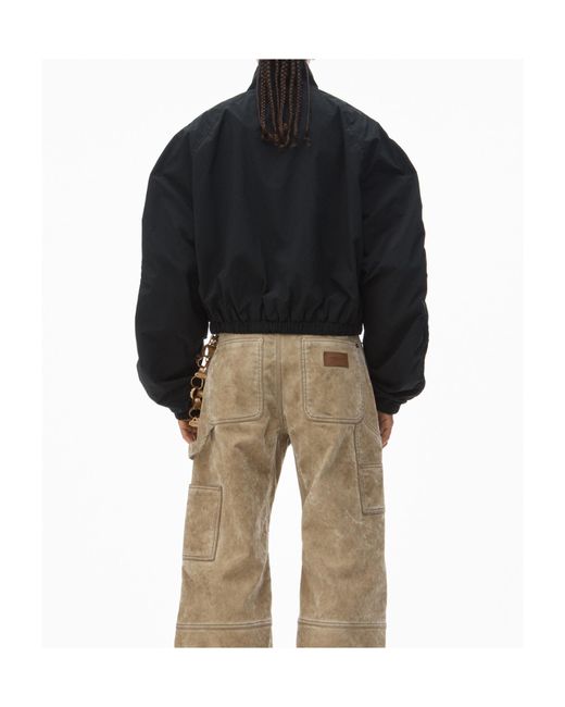 Alexander Wang Black Printed Logo Jacket