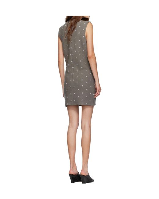 Rier Gray Walker Mini Dress