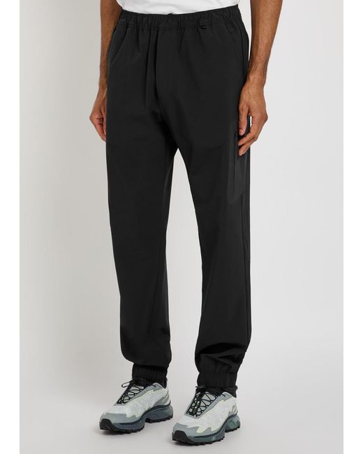 Moncler Black Tapered-Leg Shell Sweatpants for men