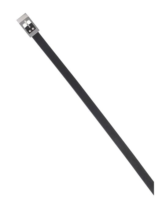 Rick Owens White Mini Stooges Buckle Belt