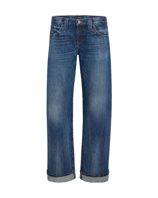 Khaite Blue Karo Straight-Leg Jeans