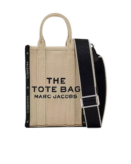 Marc Jacobs Black The Jacquard Crossbody Tote Bag