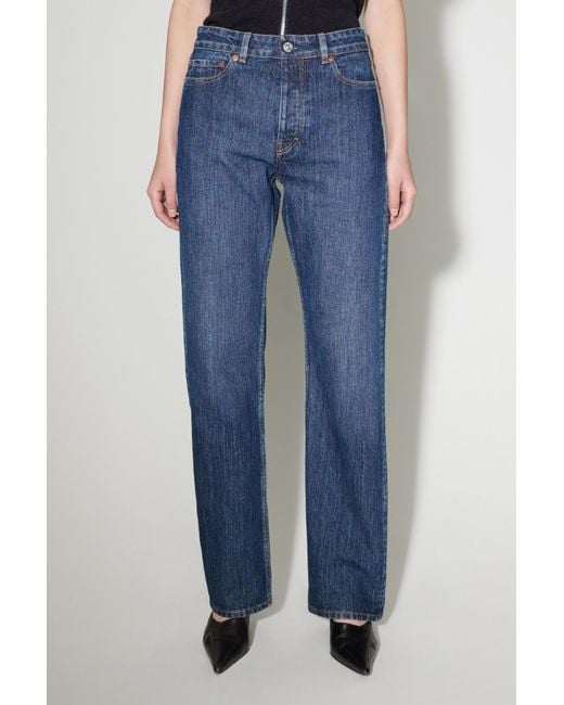 Our Legacy Blue Chain Denim Trousers