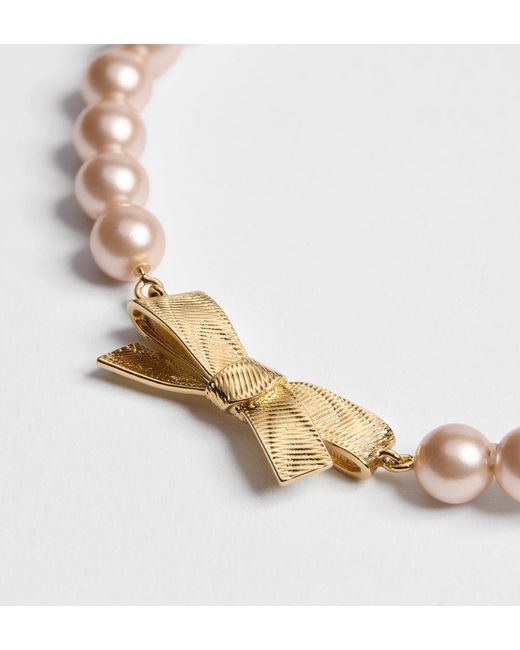 Dior Metallic Cd Bow Bracelet