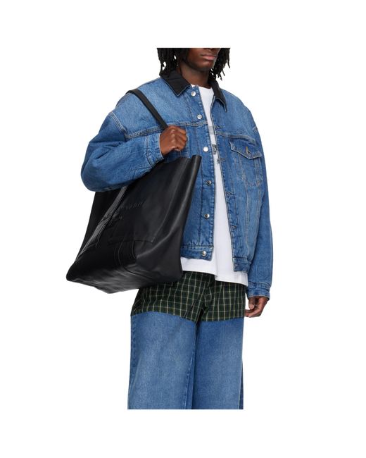 Alexander Wang Blue Long-Sleeve Denim Jacket for men