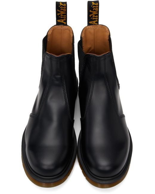 Dr. Martens Black Logo Spliced Ankle Boots for men