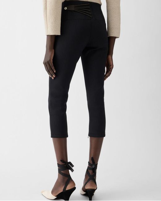 Jacquemus Black The Arlésien Fitted Leg Pants