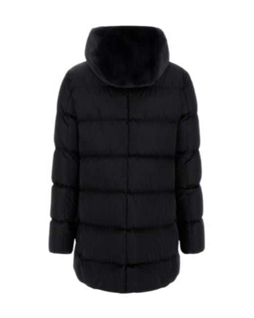 Herno Black A-Shape Jacket
