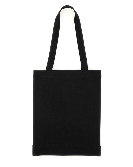 A.P.C. Black Top Handle Tote Bag for men