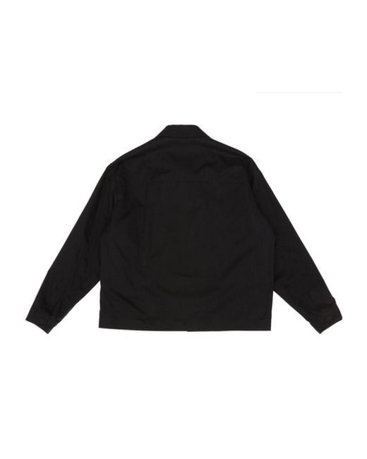 The Row Black Long-Sleeve Casual Jacket for men