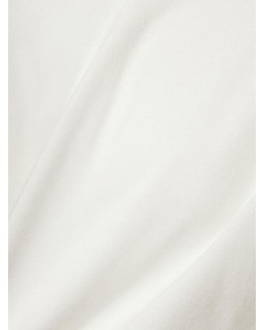 The Row White Crewneck Longsleeve Top for men