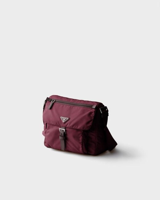 Prada Purple Re-Nylon Shoulder Bag