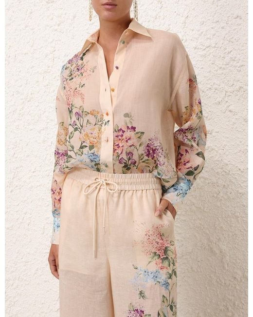 Zimmermann Natural Halliday Relaxed Pants