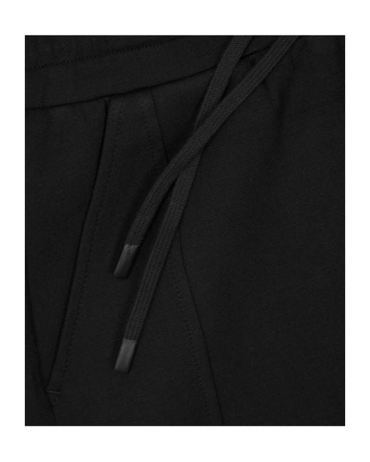 Varley Black Elastic Knit Shorts