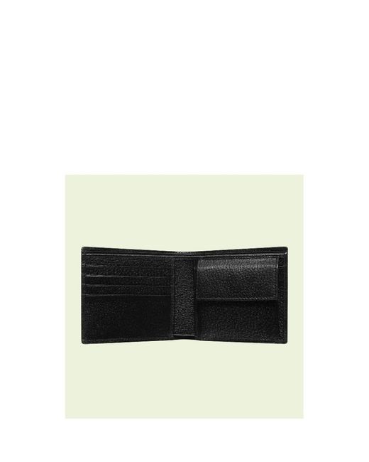 Gucci Black Horsebit Leather Bi-Fold Wallet for men