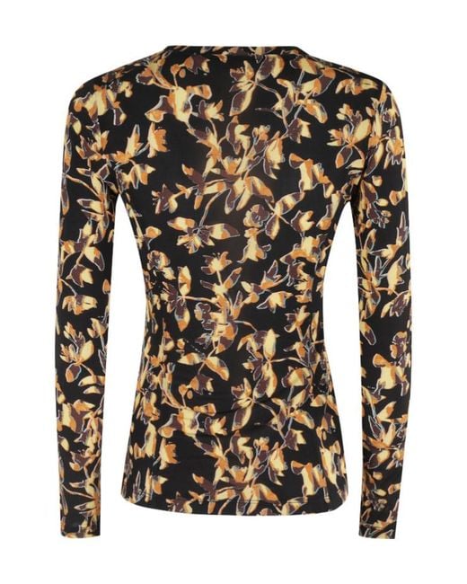 Ulla Johnson Black Long-Sleeved T-Shirt