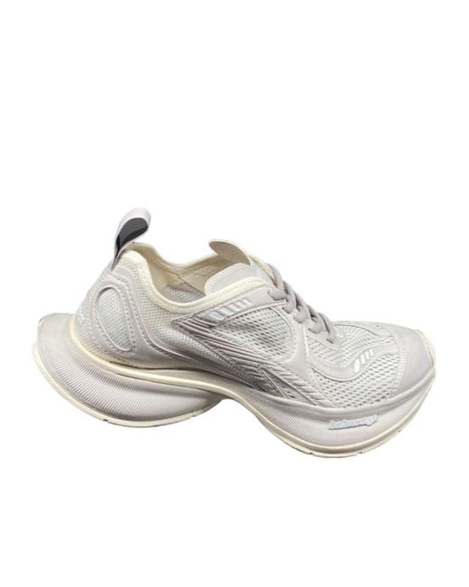 Balenciaga White Circuit Low-Top Sneakers