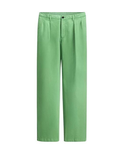 Dior Green Pleated Chinos for men