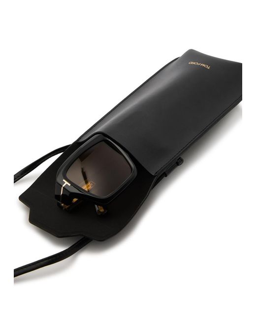 Tom Ford Metallic Icon Aviator-Style Sunglasses