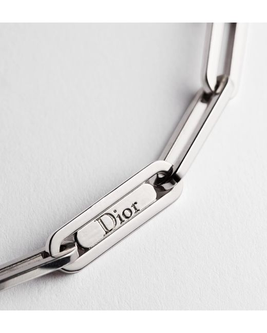 Dior Multicolor Link Chain Link Necklace for men