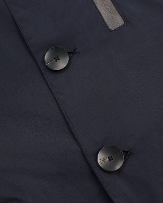 Armani Collezioni Blue Single-Breasted Casual Jacket for men