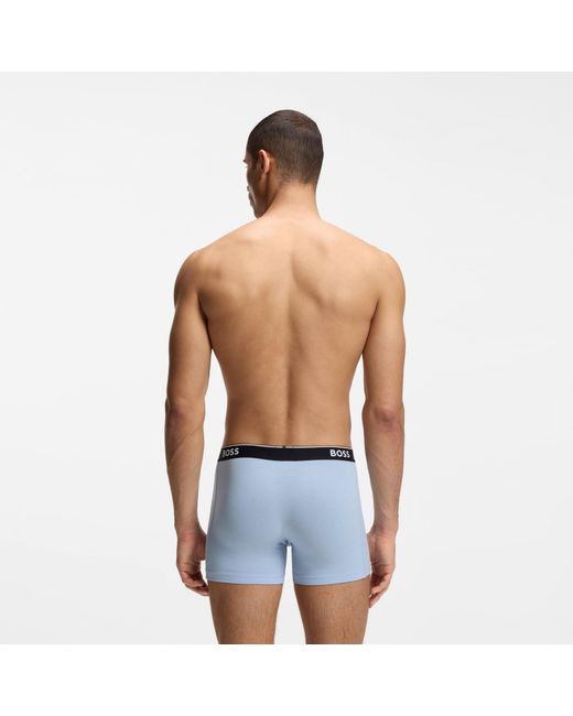 Boss Blue Boxer Briefs for men