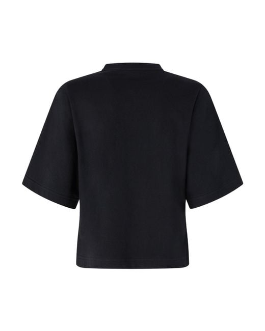 Pinko Black X Patrick Mcdowell Reimagine Horse Printed Wide T-Shirt